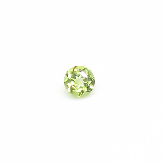 0.285 (4 mm) ct Round Faceted Locally Sourced Natural Peridot