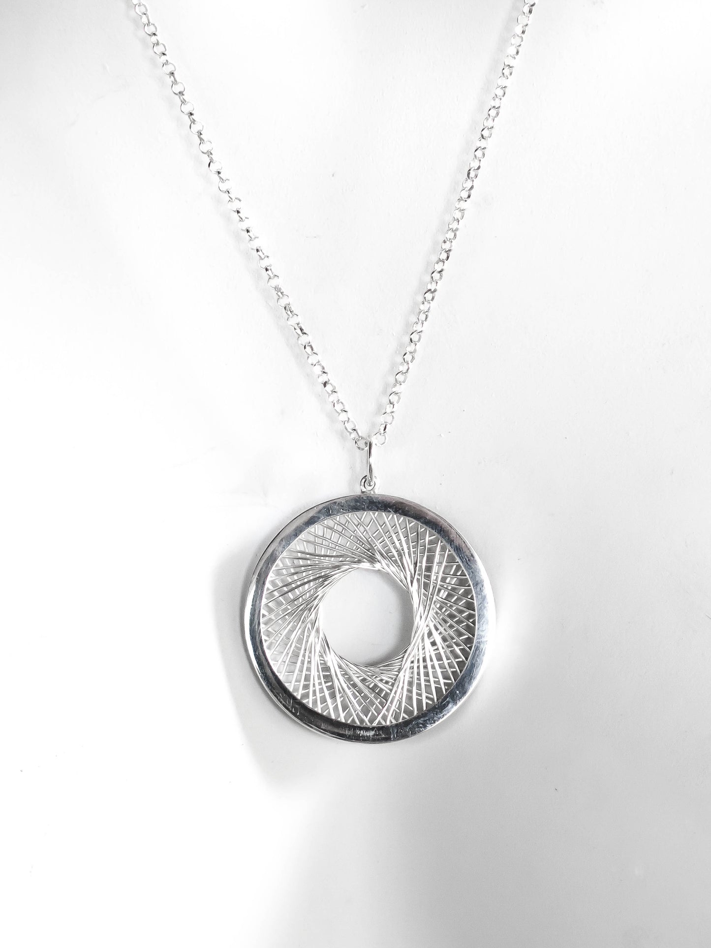 Contemporary Filigree Pendant