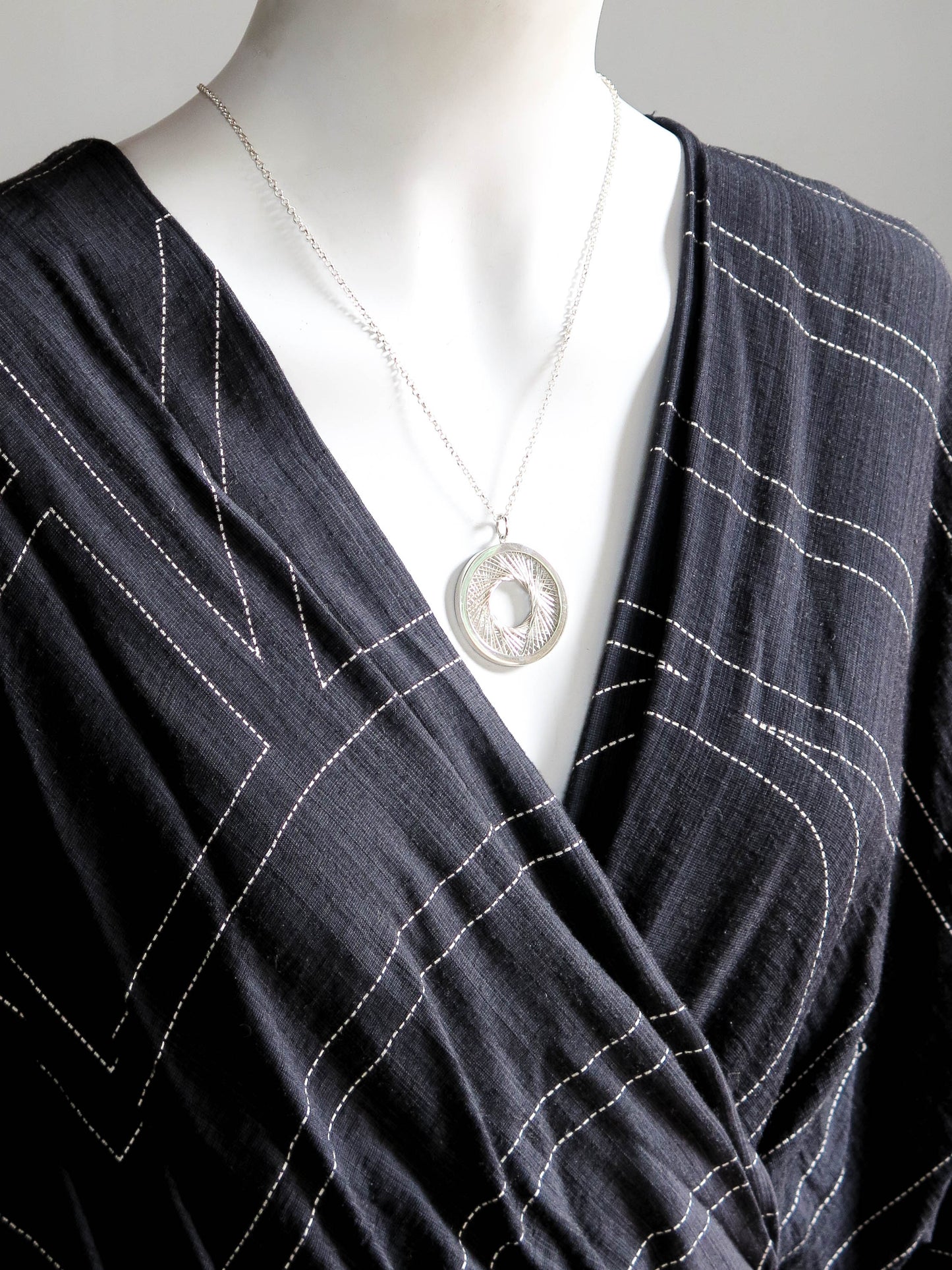 Contemporary Filigree Pendant