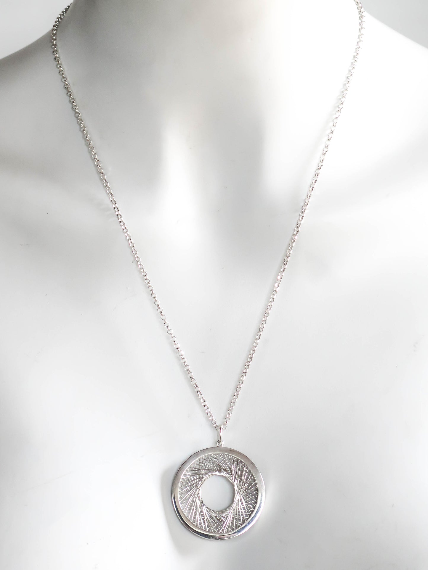 Contemporary Filigree Pendant