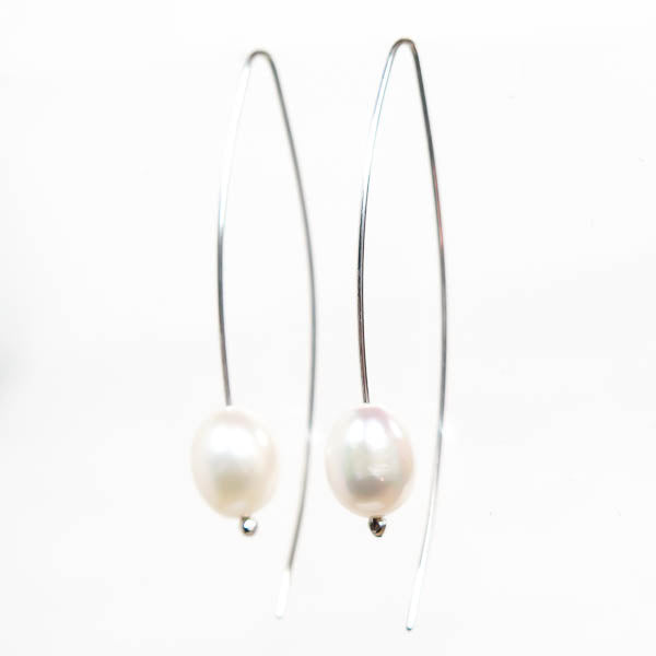 PEARL HOOK EARRINGS