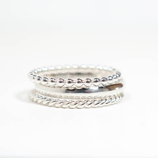 BEADED STACK, THIN