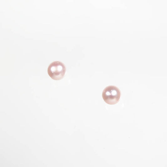 PEARL STUDS, PINK